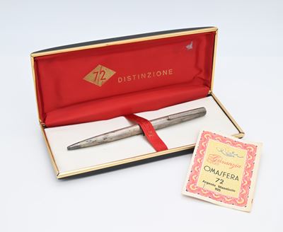 Omas 72 Distinzione - Penna a Sfera in Argento 925/000
