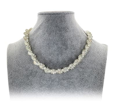 Collana in Oro e Cristallo di Rocca