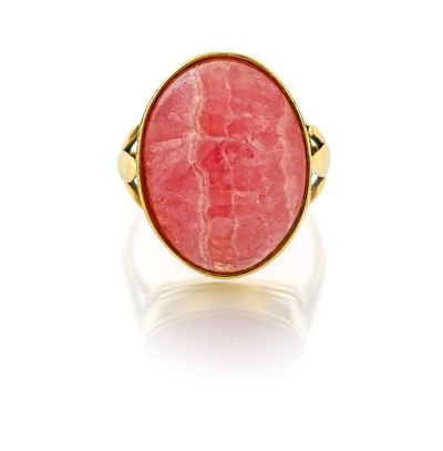Anello in Oro e Rodocrasite