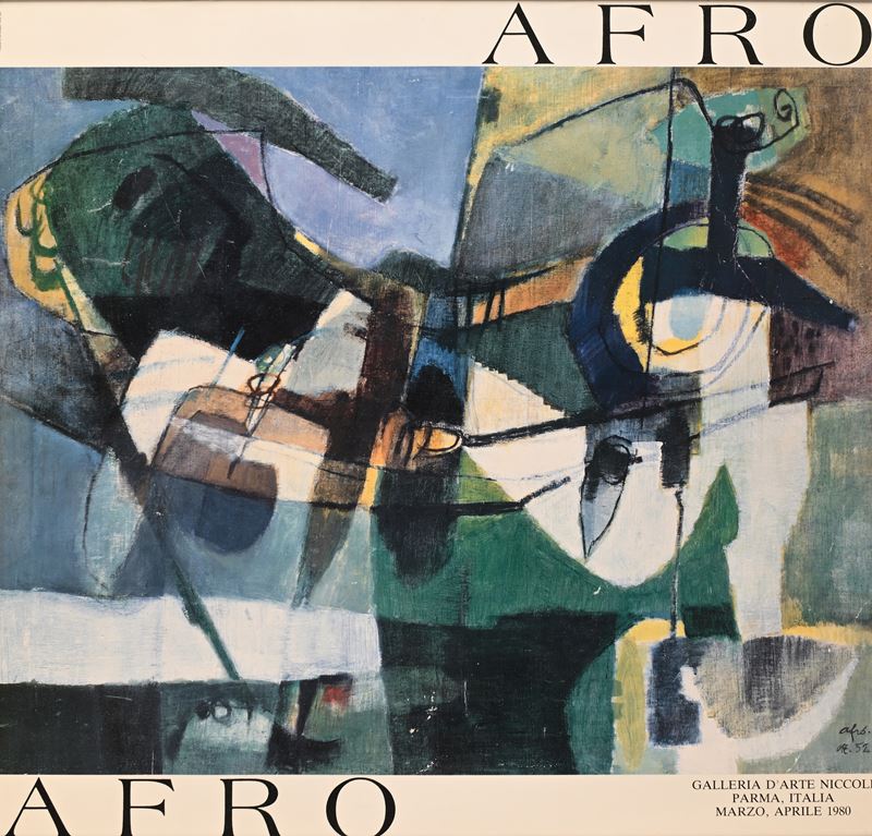 Locandina della Mostra alla Galleria d'Arte Niccoli