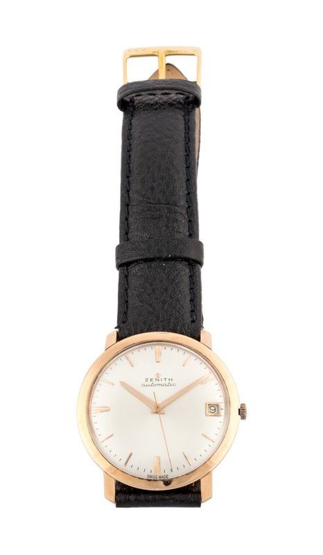 Orologio Zenit Cassa Oro Rosa Cinturino Pelle