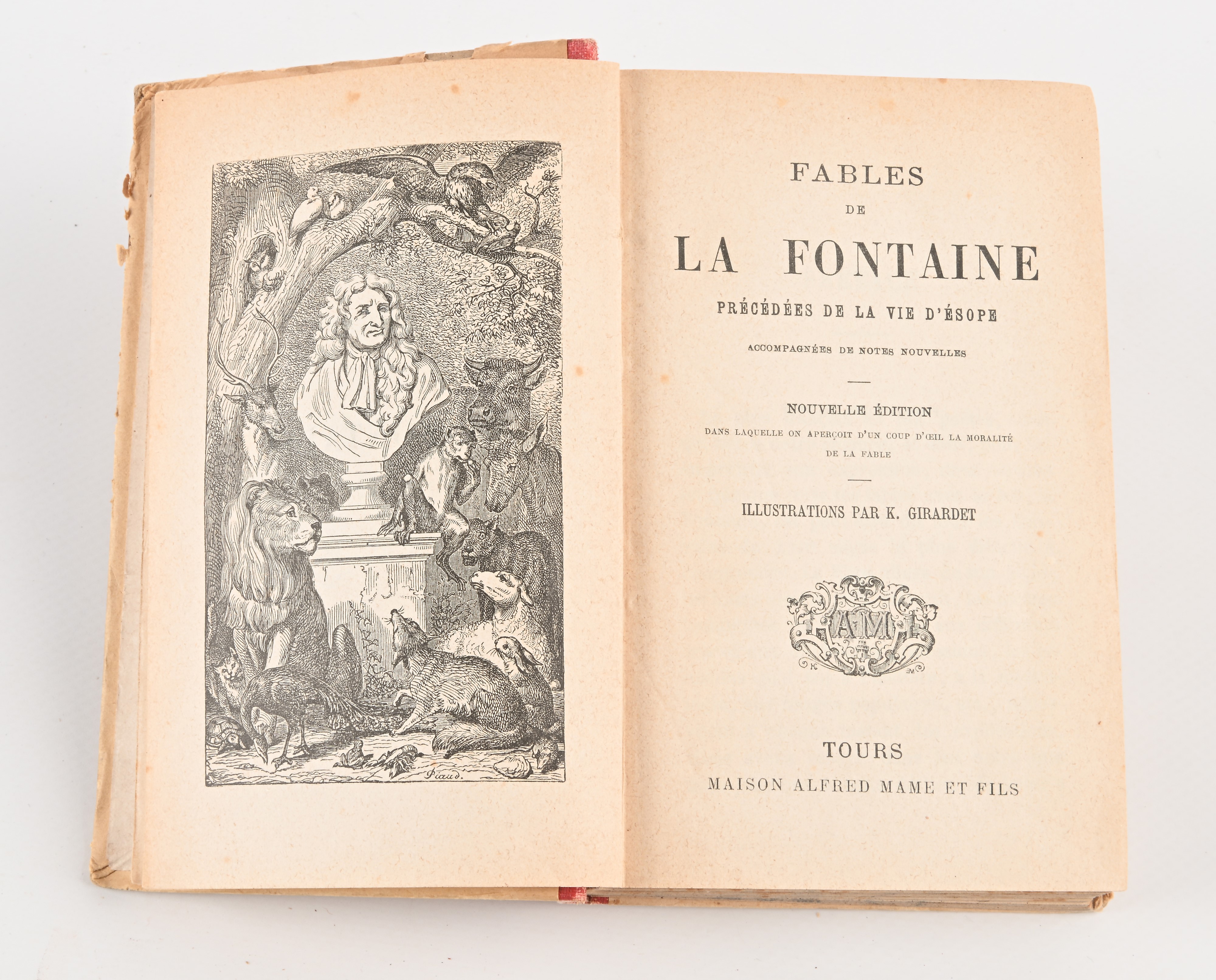 Fontaine Jean De la - Fables Choises, Mises En Vers. Traduites & Mises En Prose Allemande (livre ...