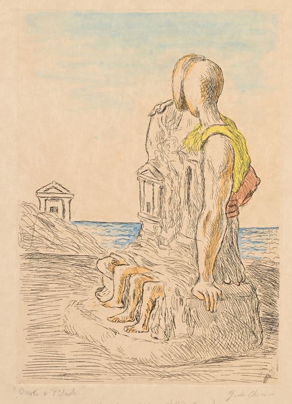 Giorgio De Chirico - Oreste e pilade