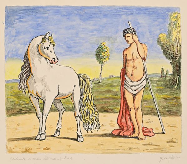 Giorgio De Chirico - Castore ed il suo cavallo
