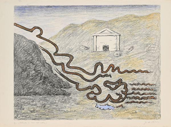 Giorgio De Chirico - Fiume misterioso