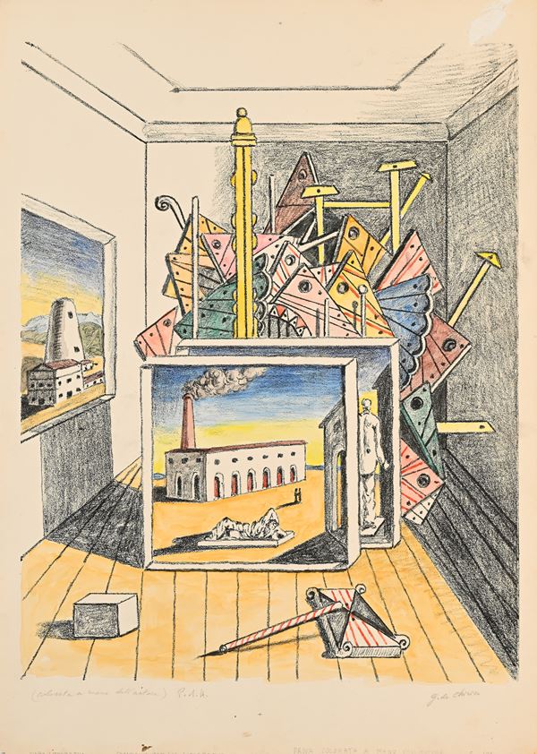 Giorgio De Chirico - Interno Metafisico