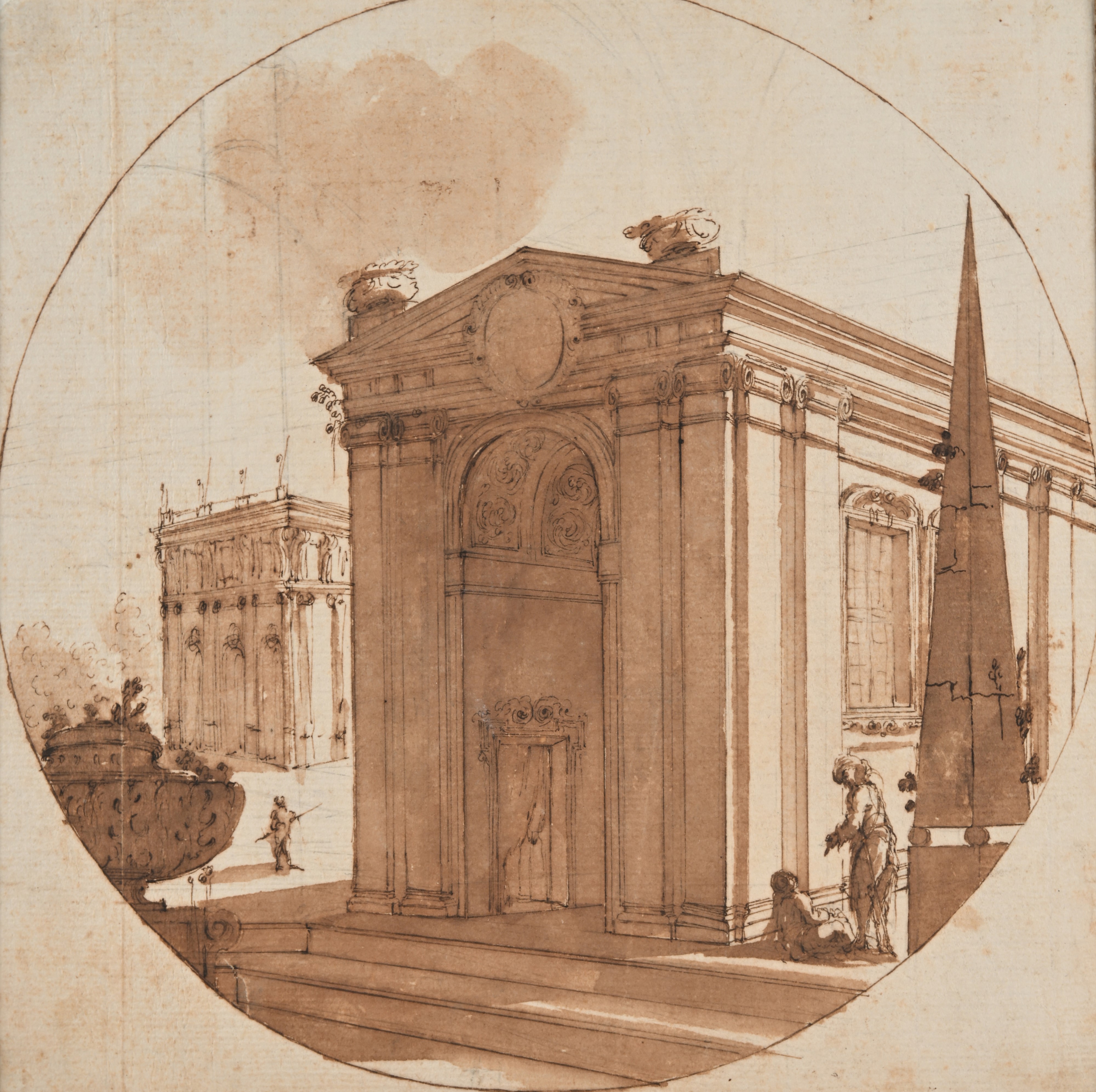 Scuola Fiorentina del XVIII Secolo - Studi di Paesaggi e Architetture