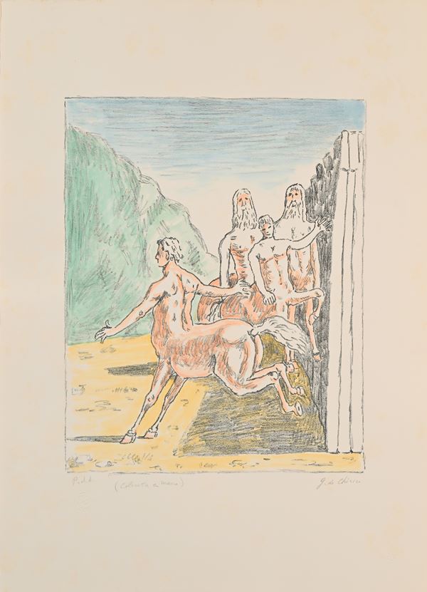 Giorgio De Chirico - La famiglia dei centauri