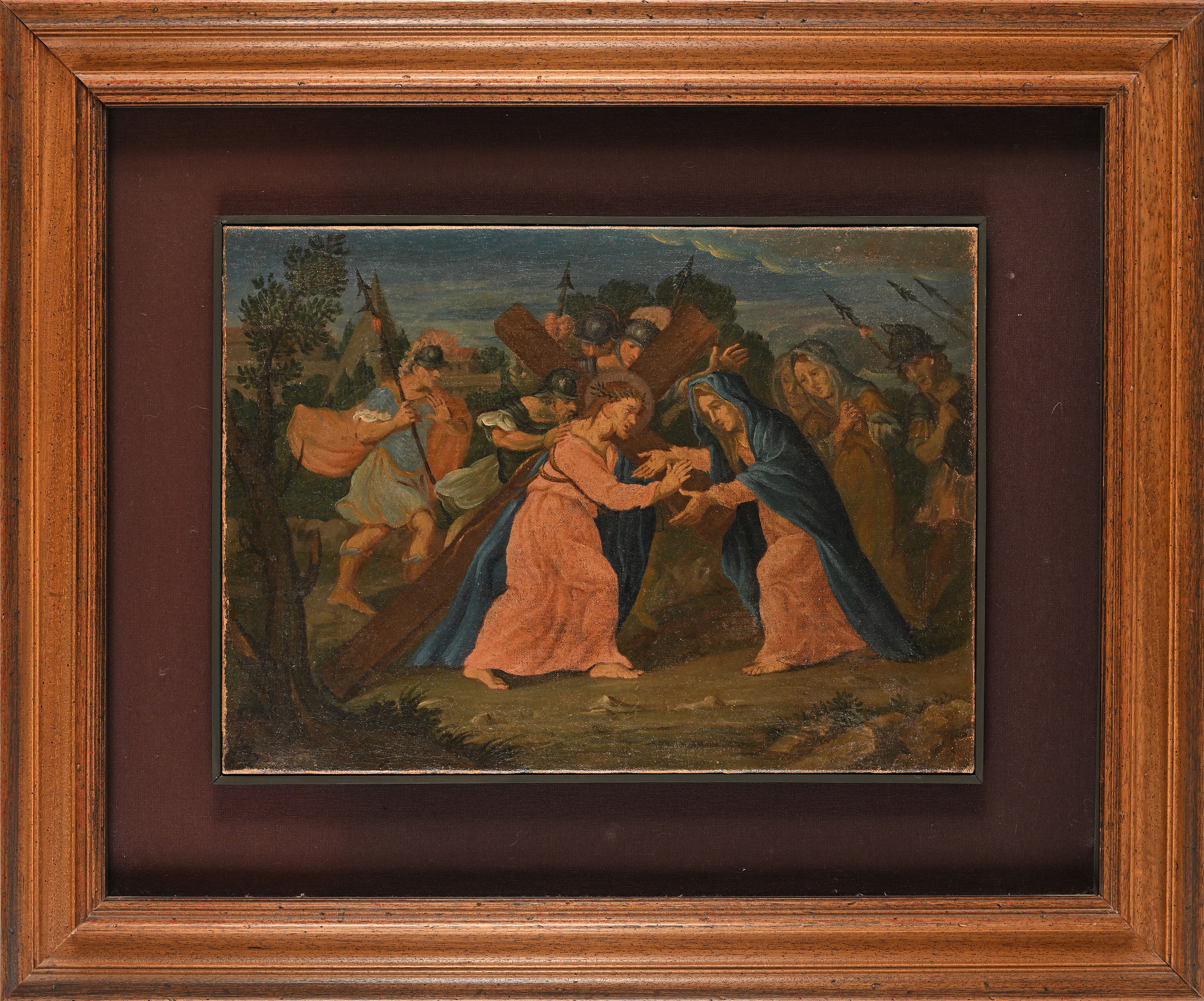 Scuola Romana del XVIII Secolo - Via Crucis