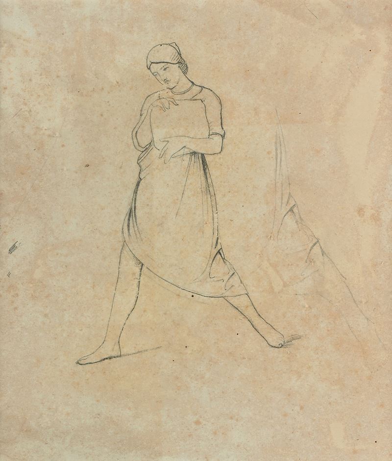 Giovanni (nino) Costa - Studio di Figura Femminile