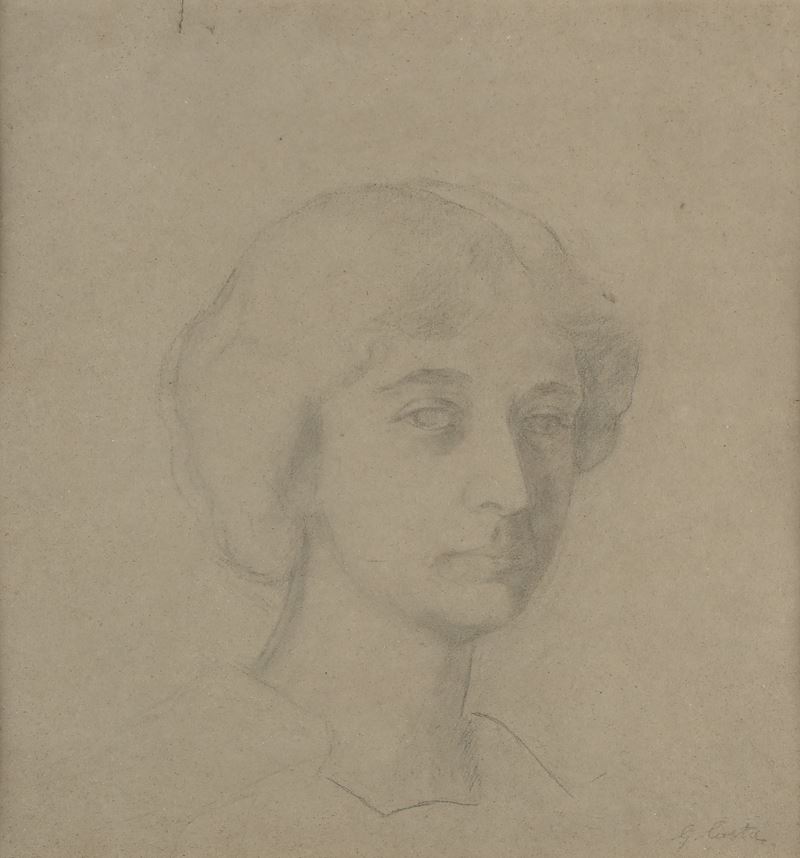Giovanni (nino) Costa - Ritratto Femminile