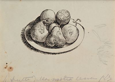 La Frutta della Nostra Cena; al Verso Paesaggio