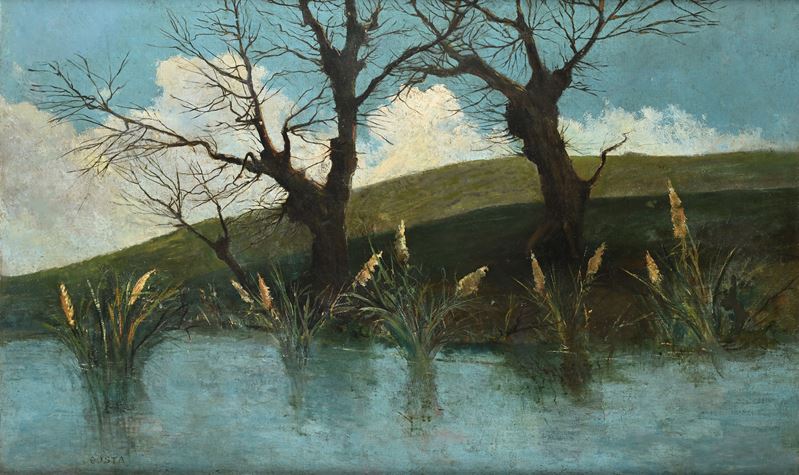Giovanni (nino) Costa - Paesaggio Lacustre