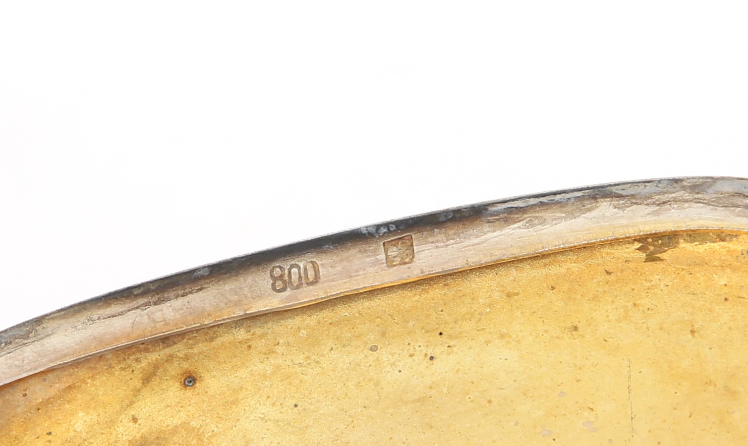 Portasigarette da tasca in argento 800/000