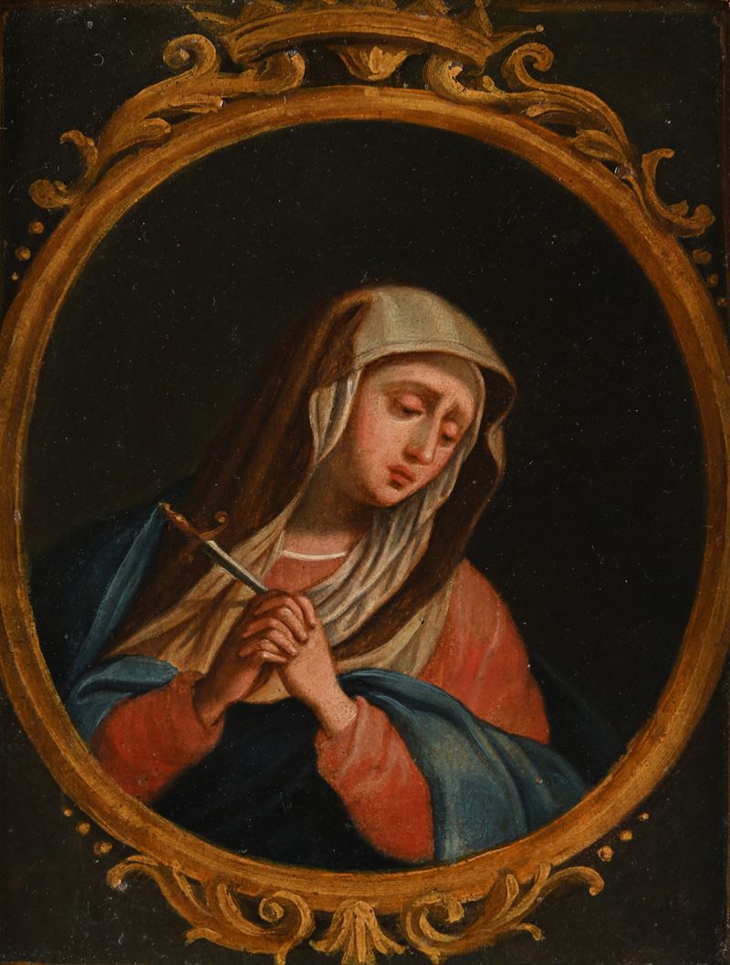 Scuola Napoletana del XVIII Secolo - Madonna