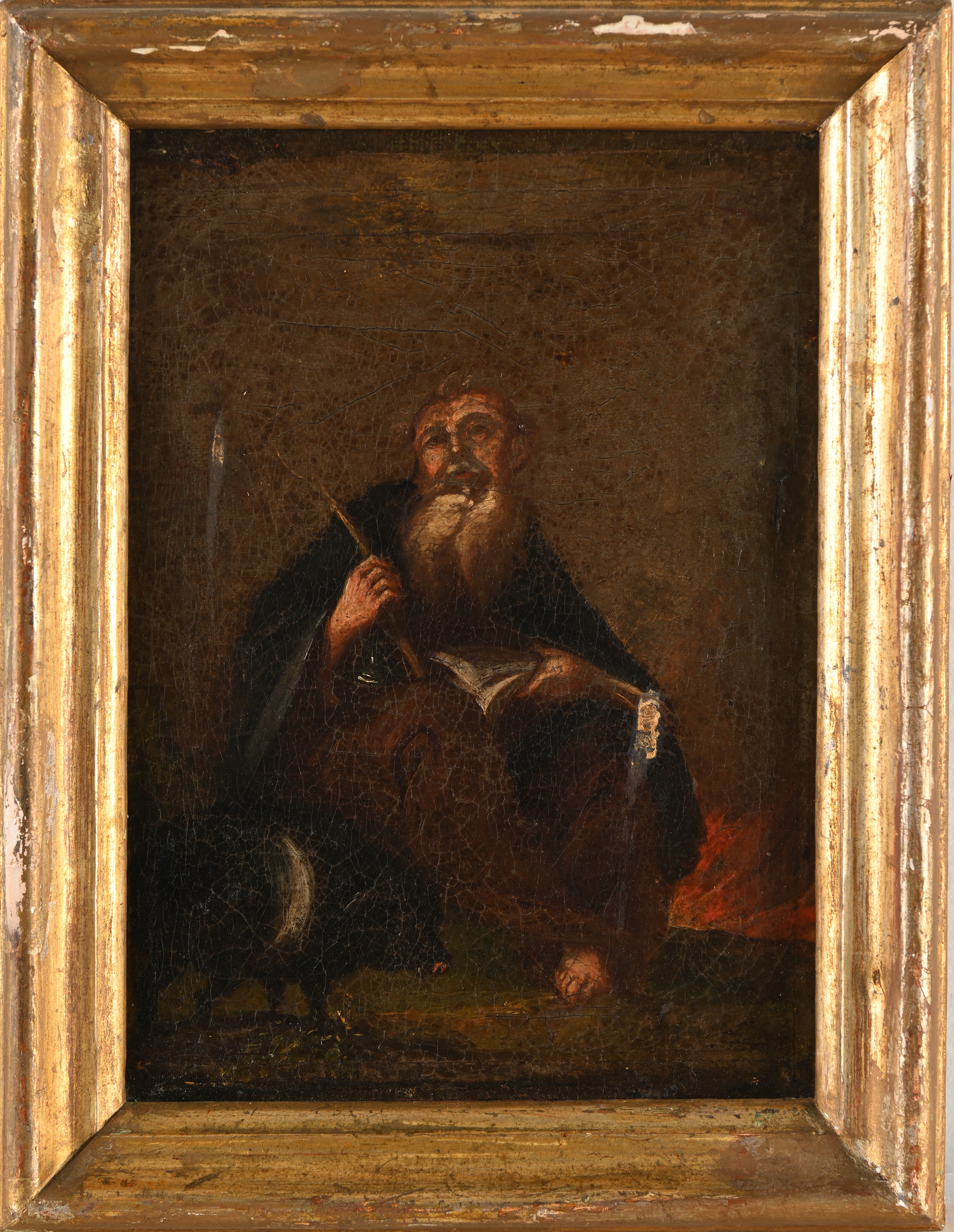 Scuola Veneta del XVIII Secolo - Santo in Preghiera