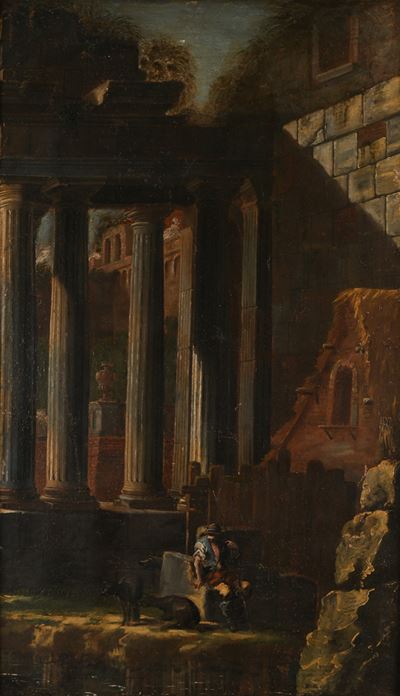 Veduta con Rovine