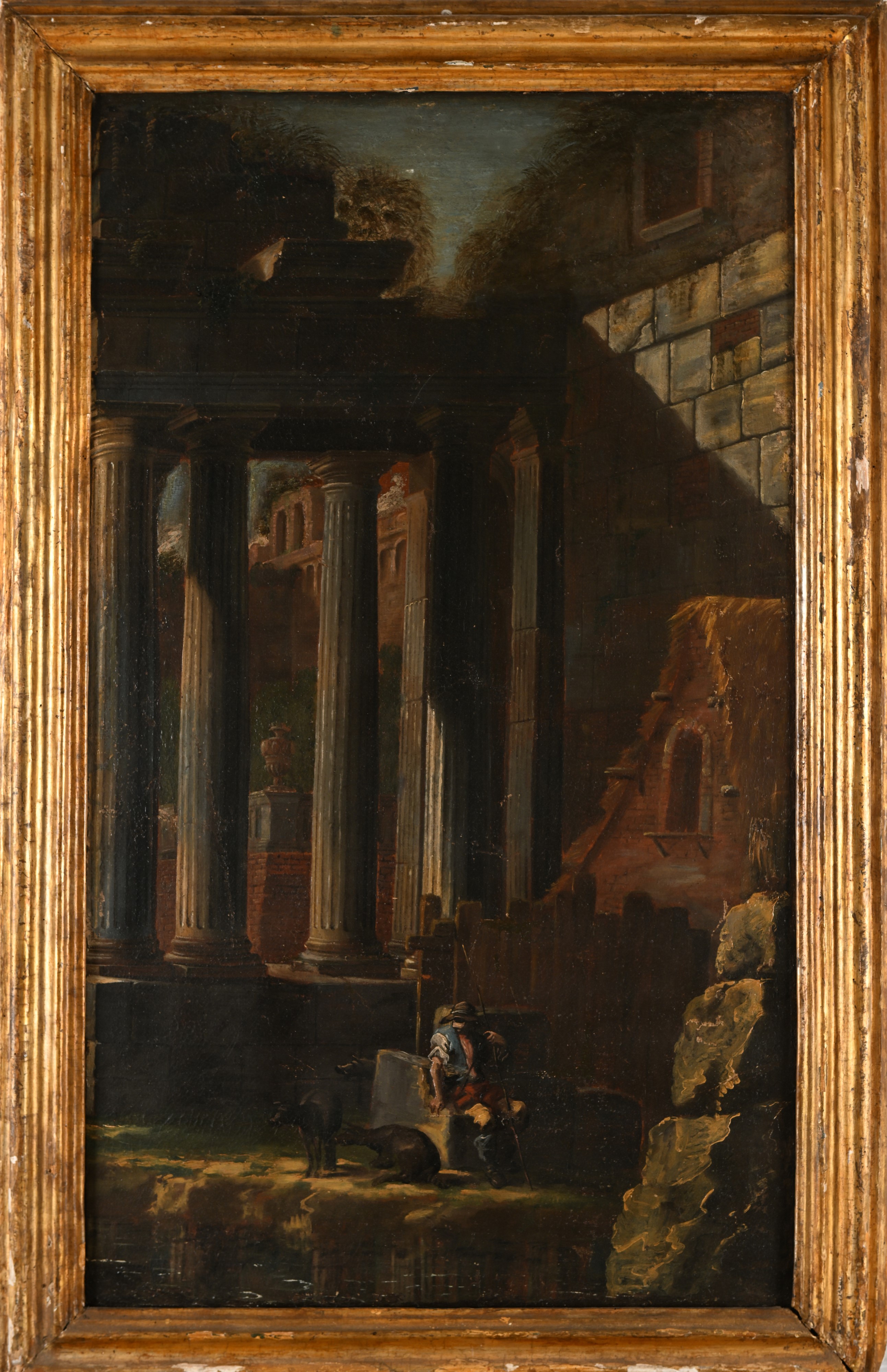 Michelangelo Cerquozzi - Veduta con Rovine