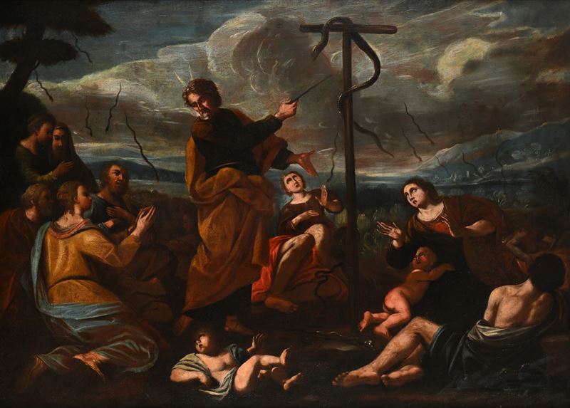 Nicolò De Simone - Mosè Scaccia i Serpenti