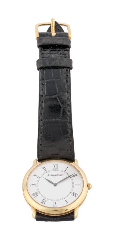 Orologio Audemars Piguette Cassa Oro Cinturino in Pelle Manuale