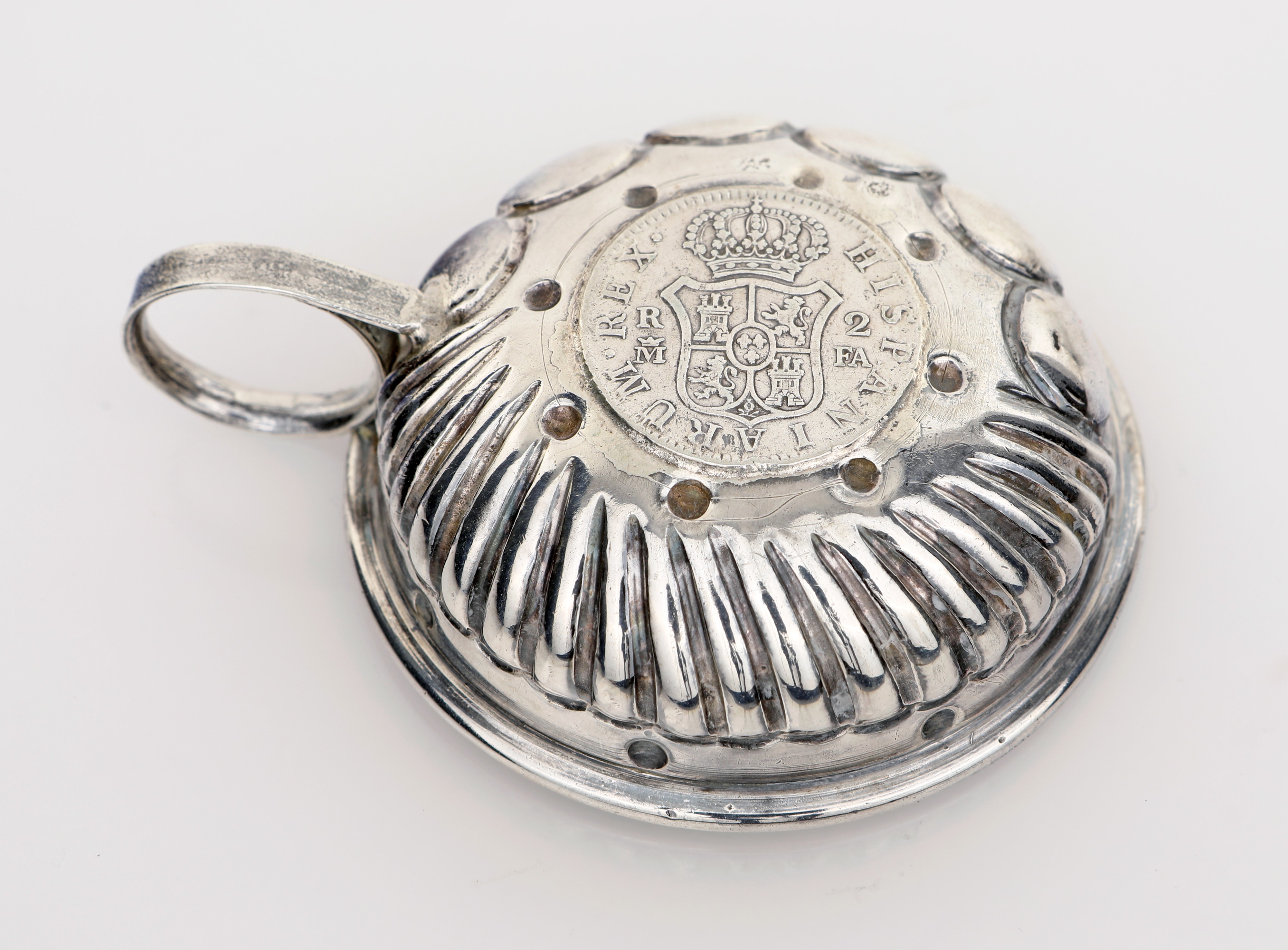 Assaggiavino in Argento 900/000, Spagna, Inizi del XIX Secolo