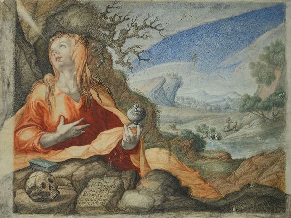 Dorotheus De Neapoli Attivo nel XVII secolo - Maddalena penitente