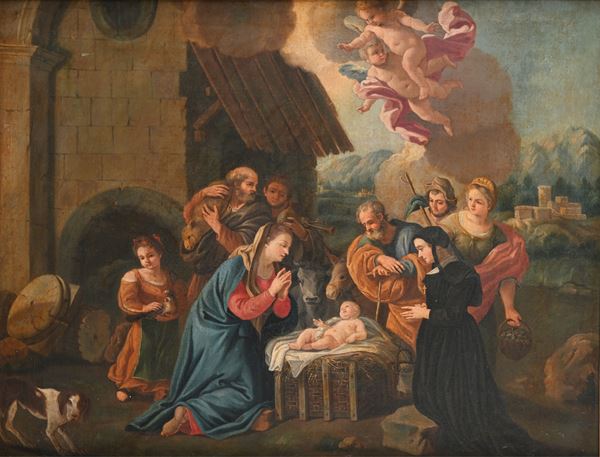 Scuola veneta del XVIII secolo - Natività 