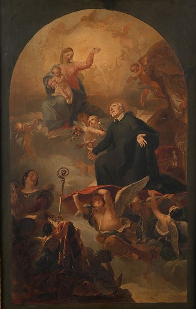 Modelletto per la Madonna Col Beato Sebastiano Valfrè