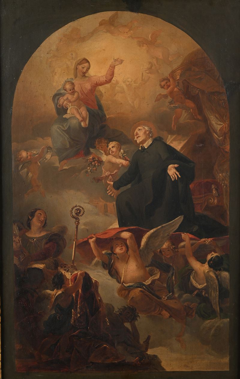 Ferdinando Cavalleri - Modelletto per la Madonna Col Beato Sebastiano Valfrè