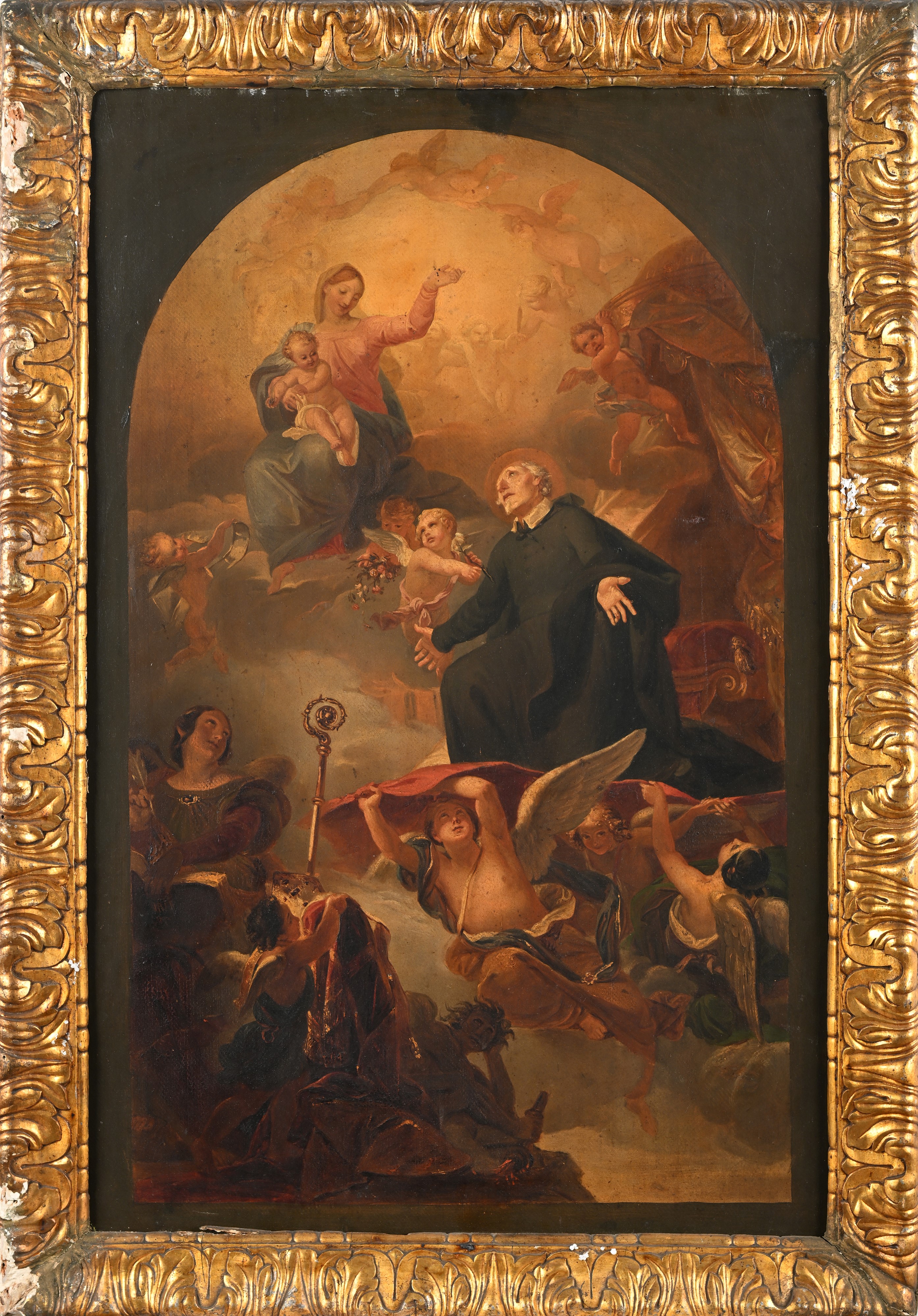 Ferdinando Cavalleri - Modelletto per la Madonna Col Beato Sebastiano Valfrè