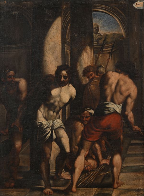 Pittore del XVII secolo - Flagellazione di Cristo
