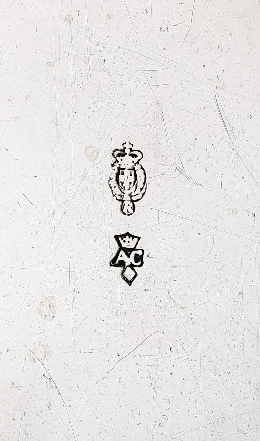 Piattino Ovale con Dedica Incisa e Data 1760