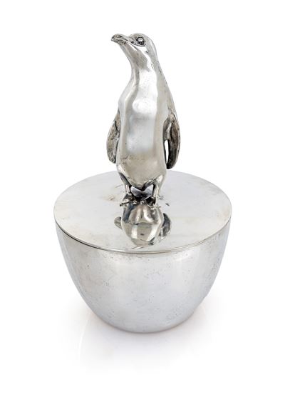 Contenitore in Argento 800/000, Filippo Chiappe, Genova XX Secolo
