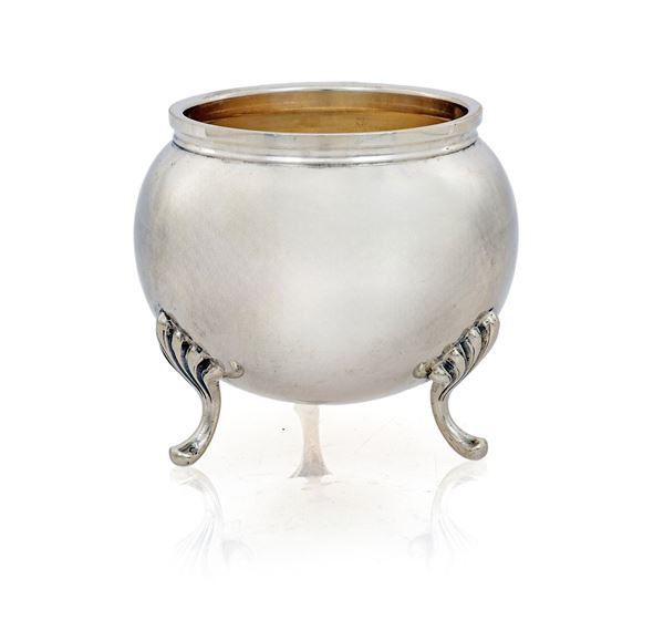 Piccola zuccheriera di forma sferica