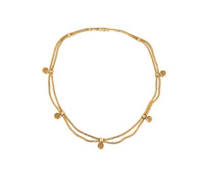 Collier in Oro Giallo e Citrini