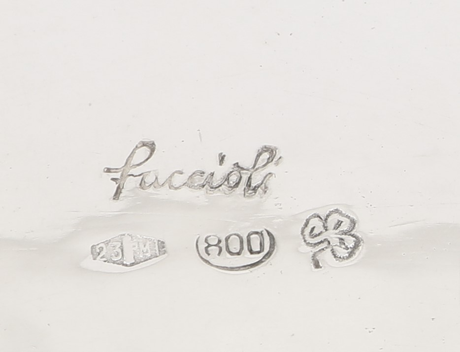 Porta Grissini in Argento, Faccioli