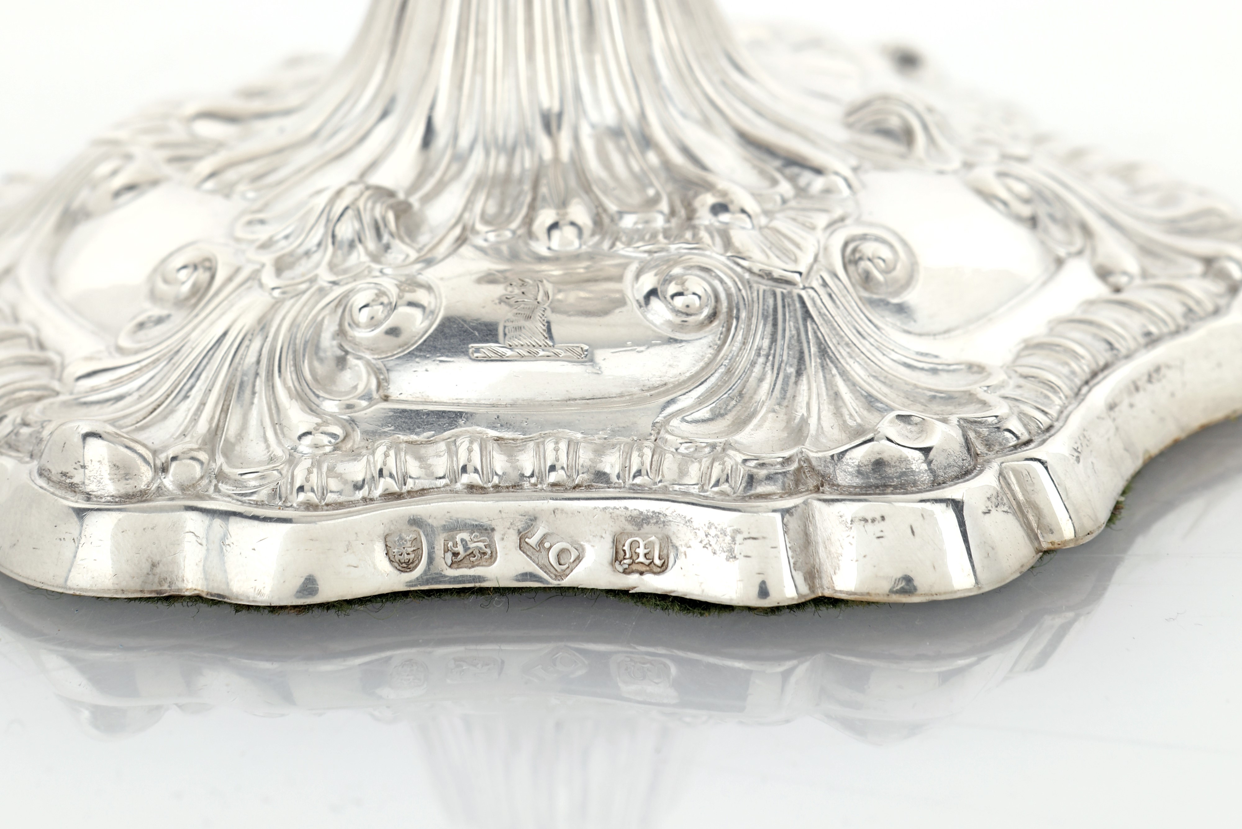 Candeliere in Argento, Londra 1767