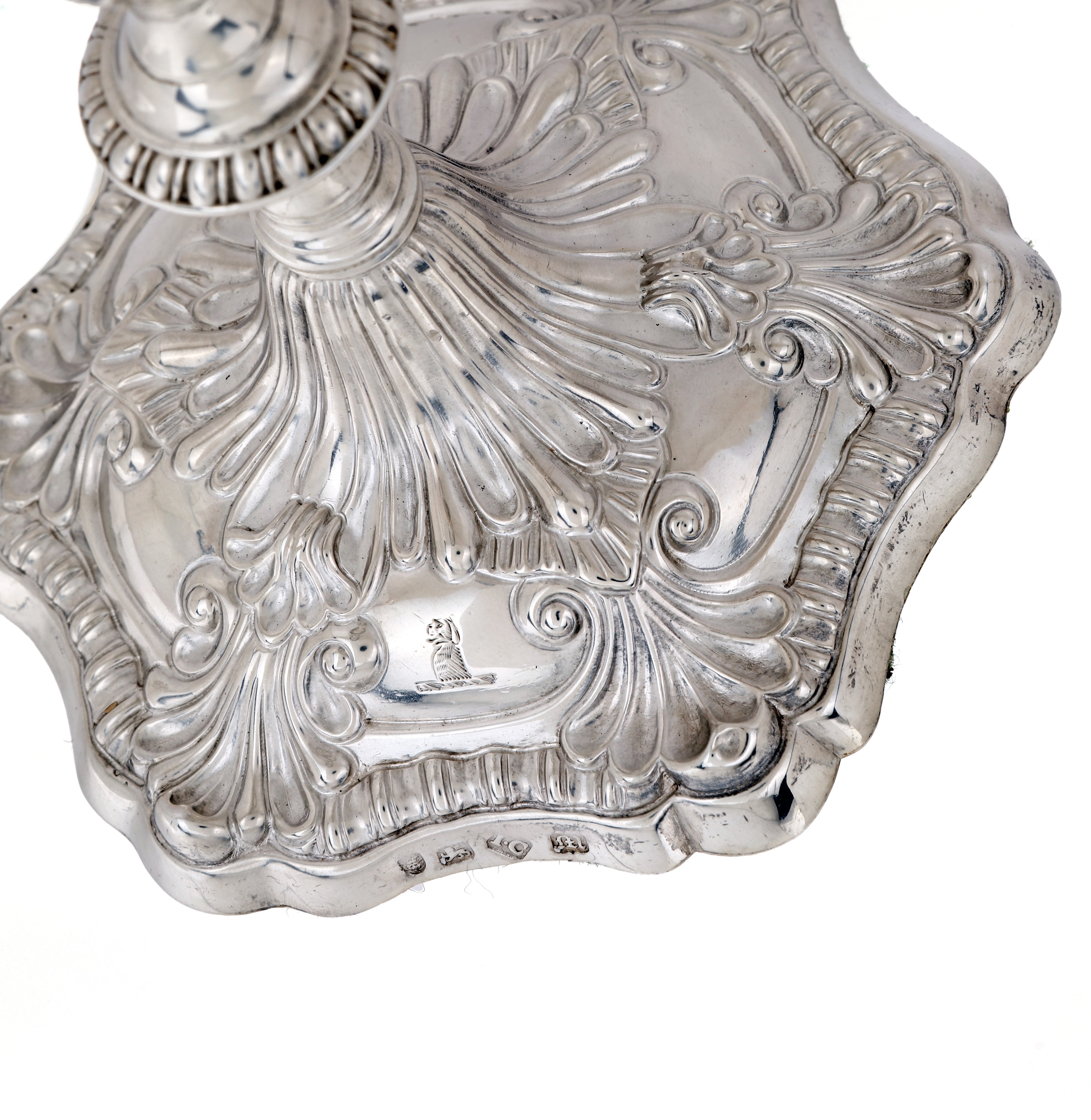 Candeliere in Argento, Londra 1767