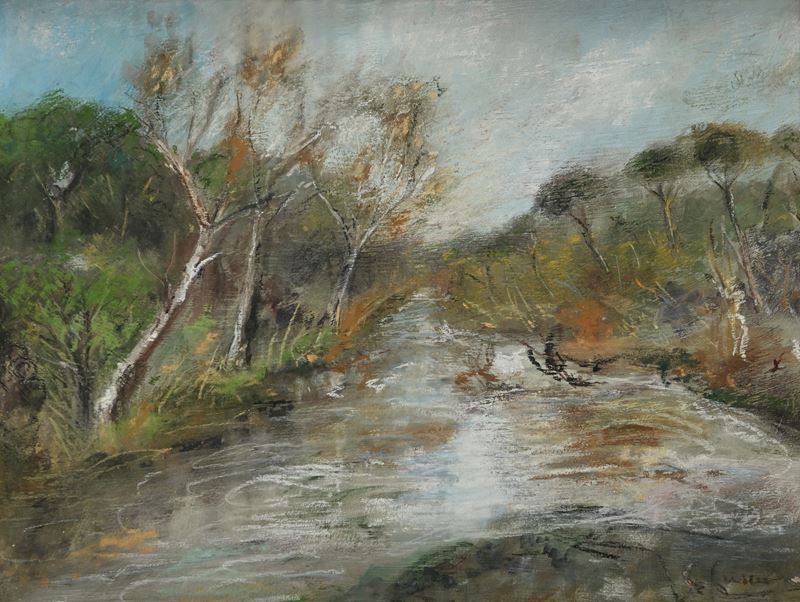 Giuseppe Casciaro - Paesaggio Fluviale