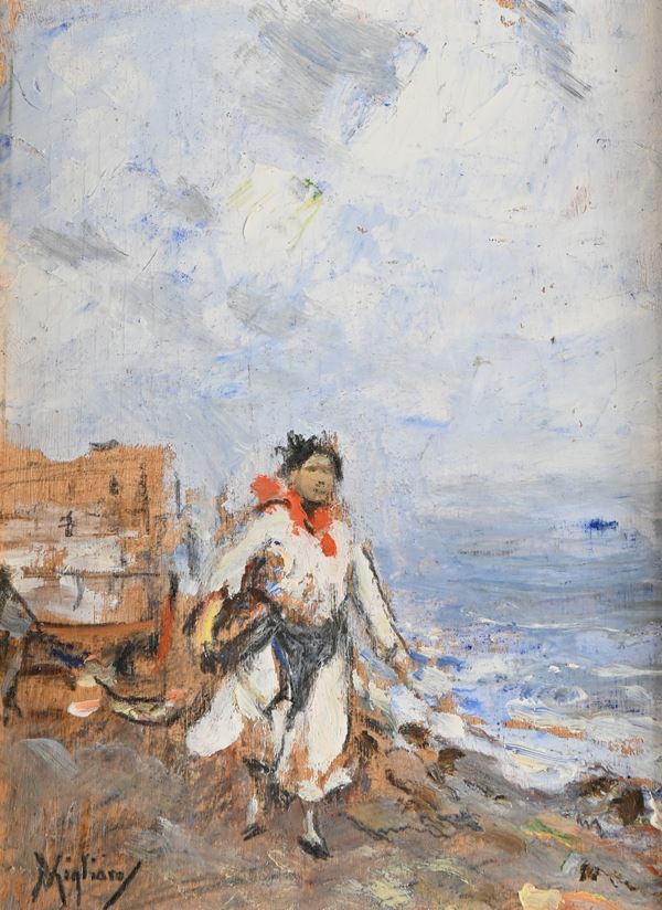 Vincenzo Migliaro - Figura sulla spiaggia