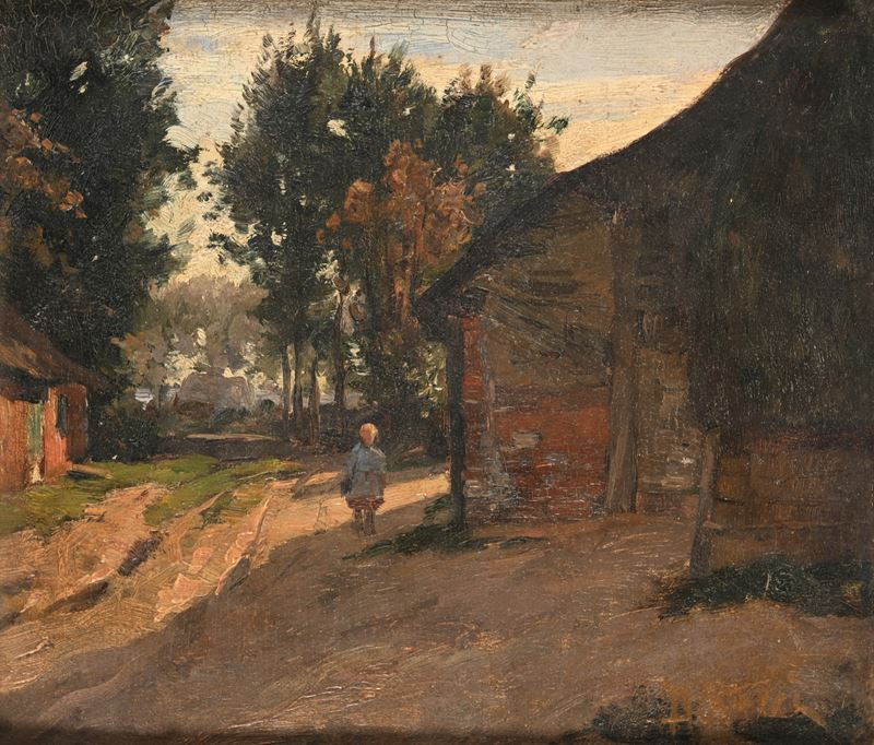 Paesaggio con figura