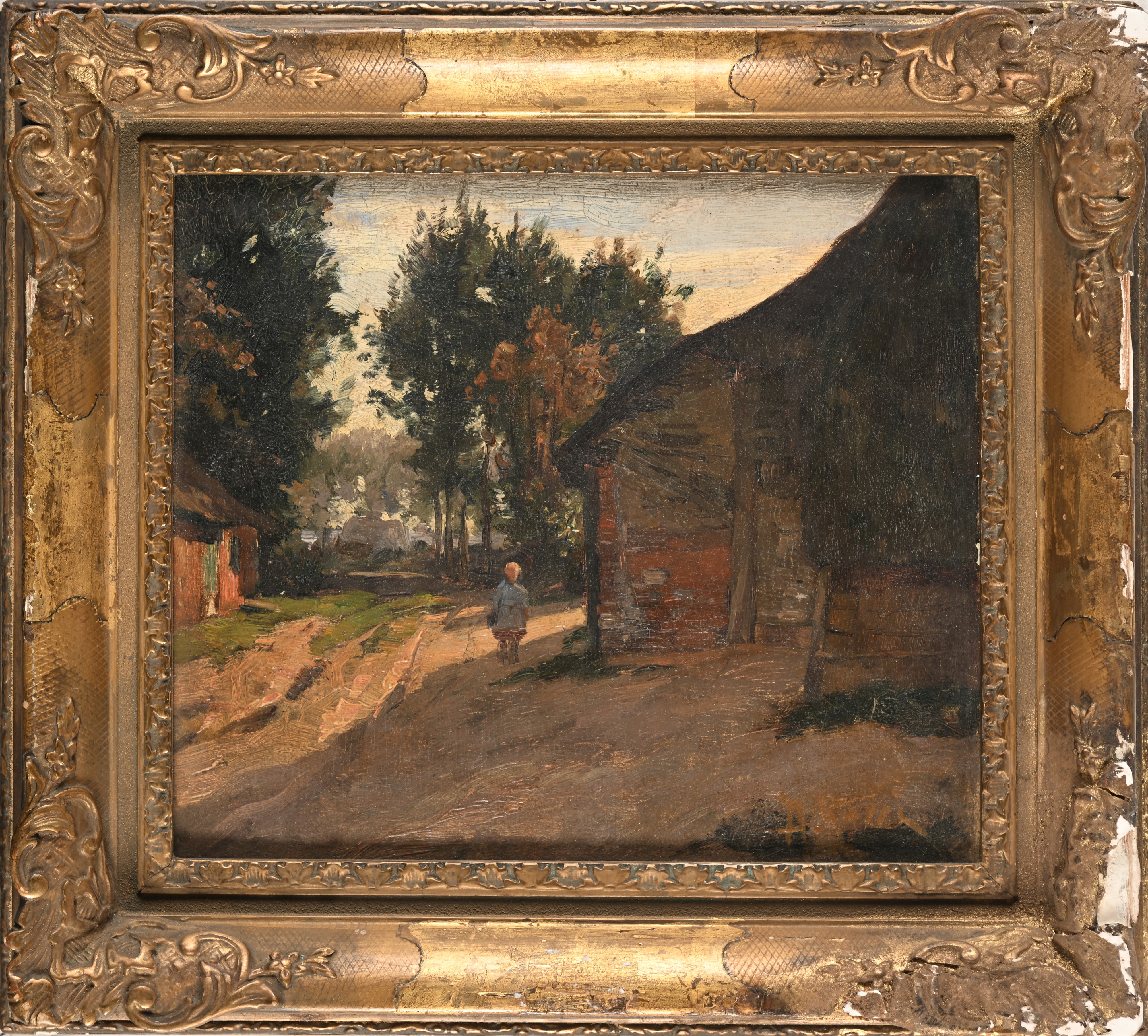 Paesaggio con figura