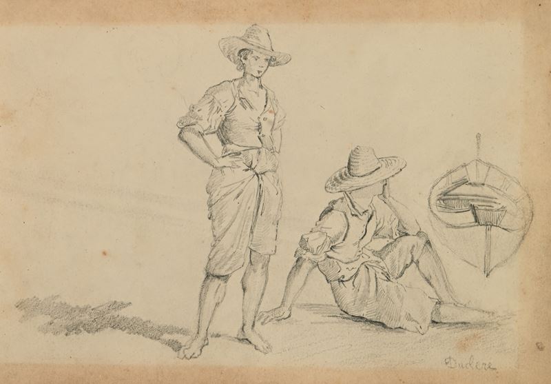 Teodoro Duclère - Figure di Pescatori