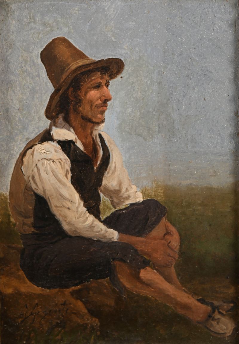 Giacinto Gigante - Figura in Costume