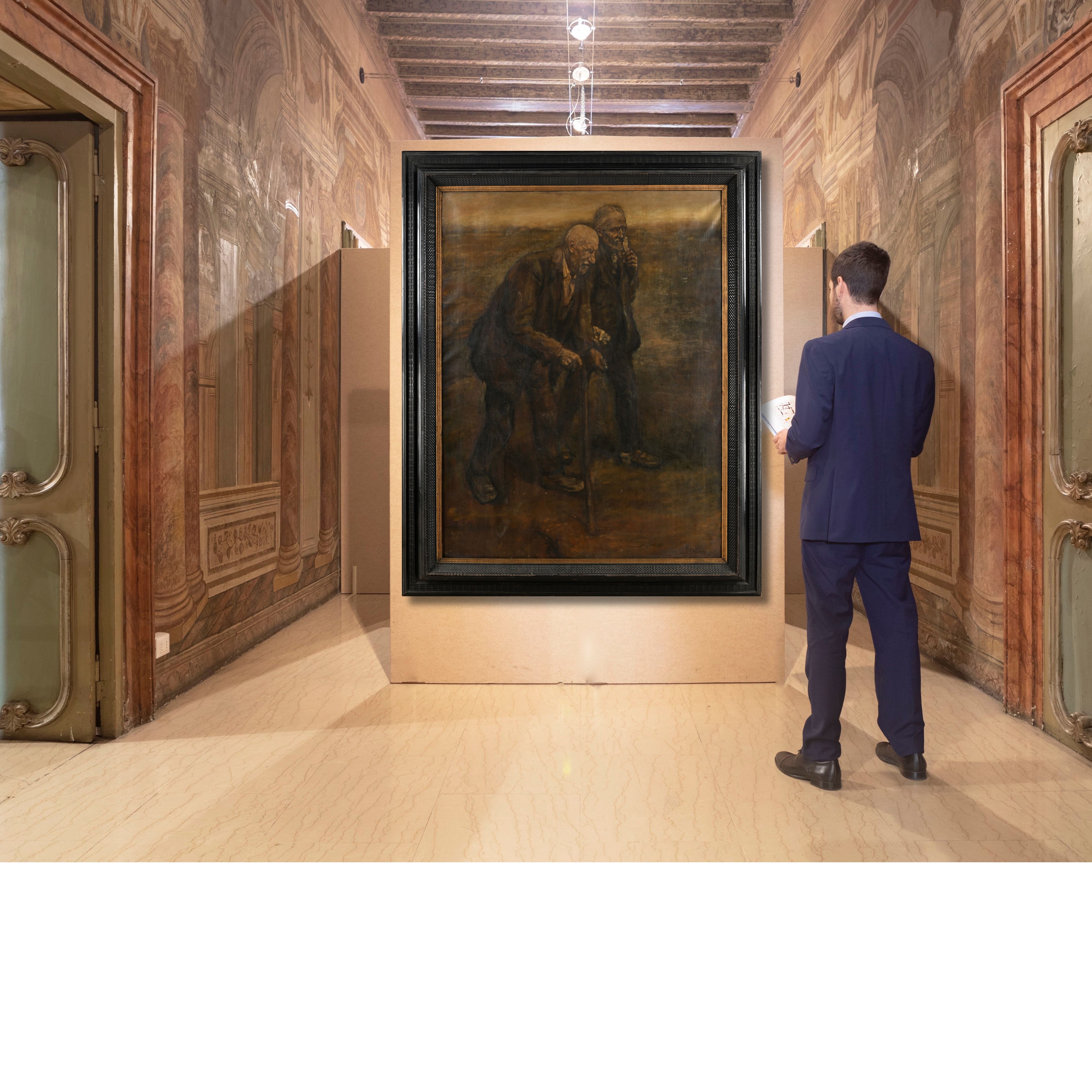 Pittore del XIX Secolo - La Passeggiata