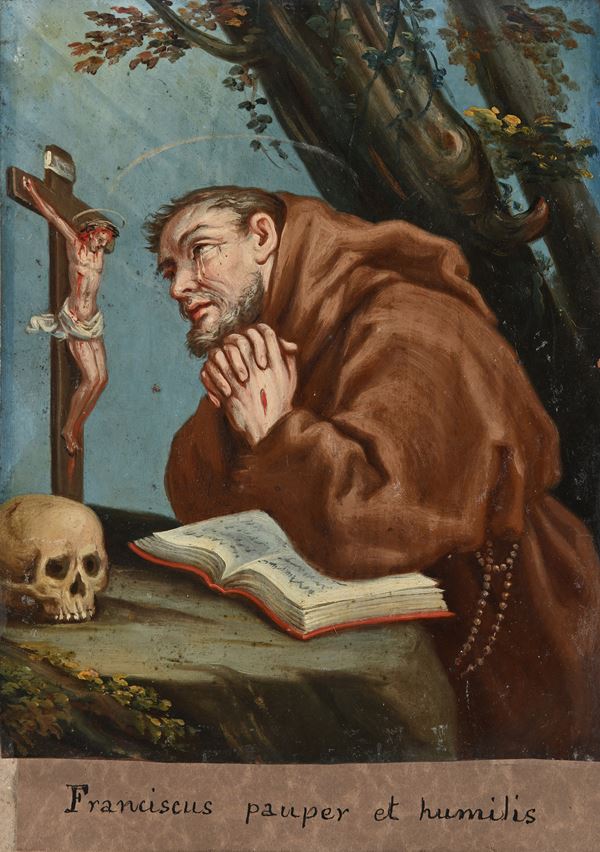 Pittore del XVIII secolo - San Francesco d'Assisi