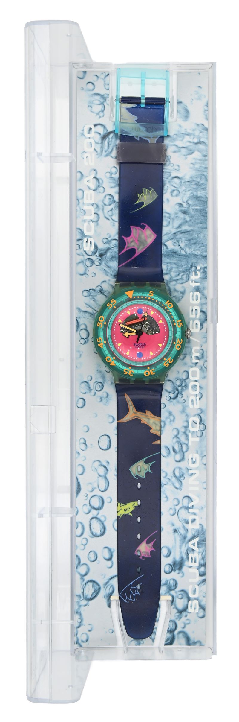 Swatch Scuba 200 - Orologio da Polso al Quarzo