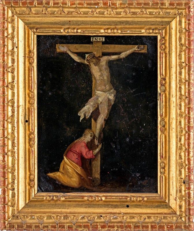 Pittore del XVIII Secolo - Crocifissione