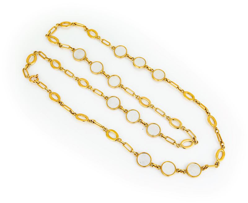 Collana in Oro e Madreperla