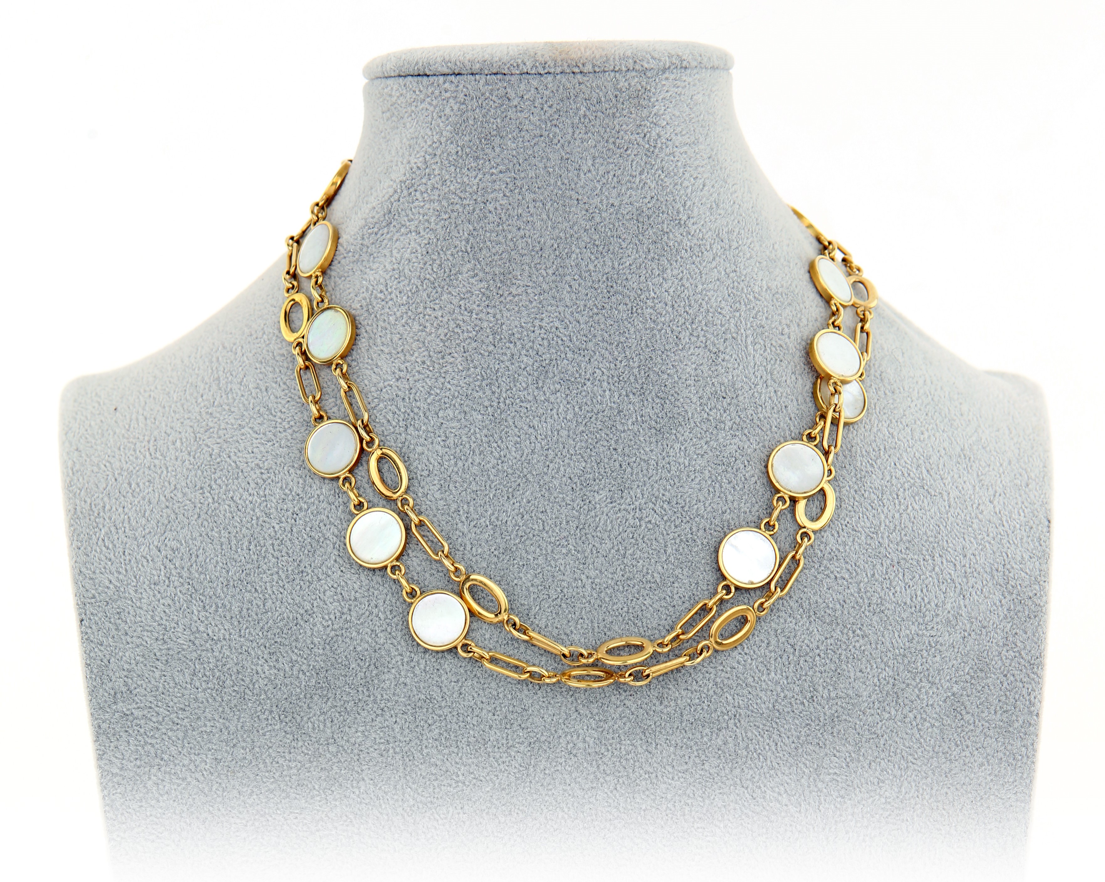 Collana in Oro e Madreperla